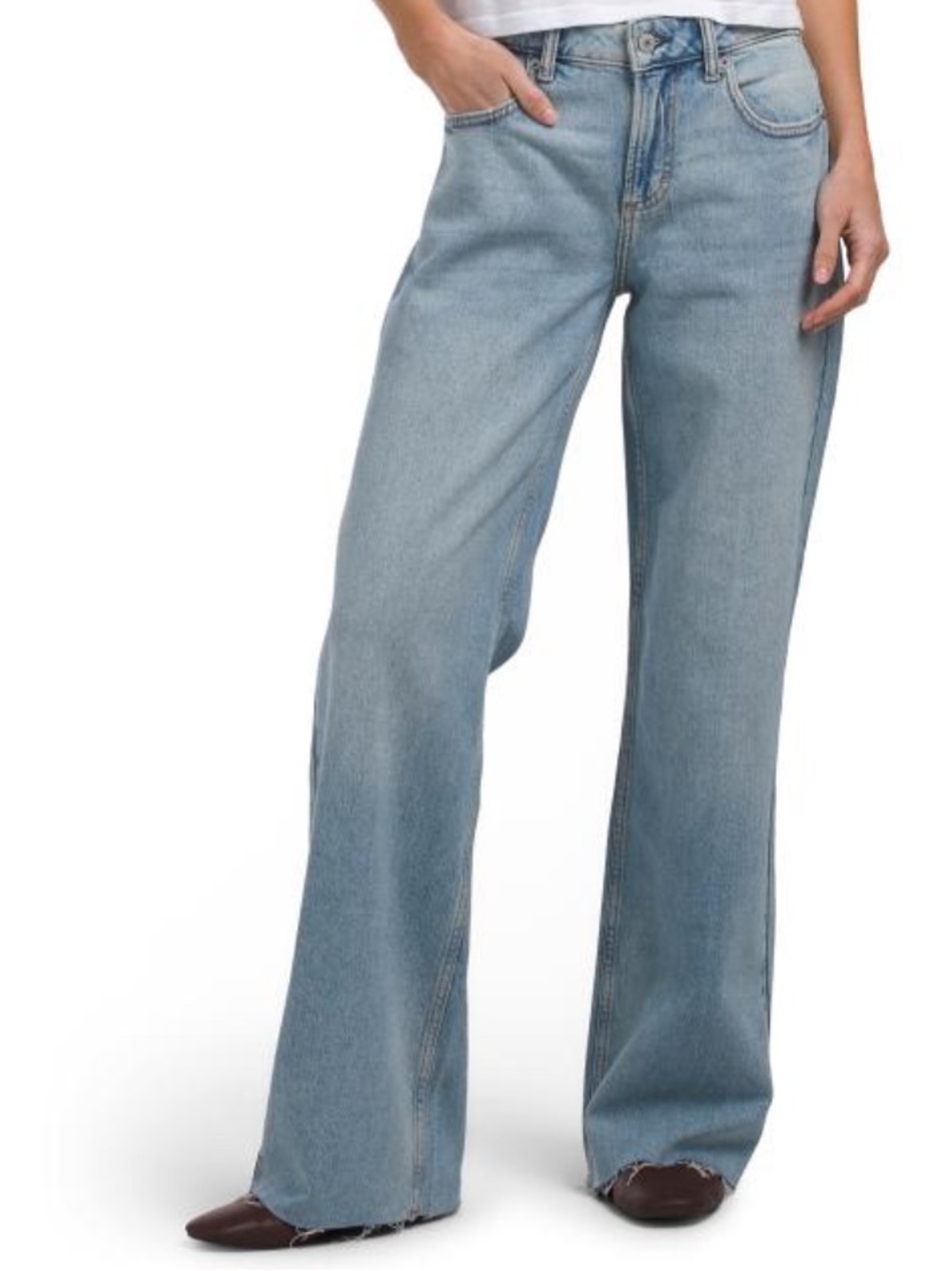 Lucky Brand Wide Leg Light Blue Women's Jeans
